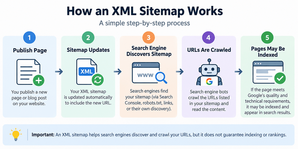 how an xml sitemap works