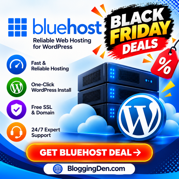 Bluehost black friday deals
