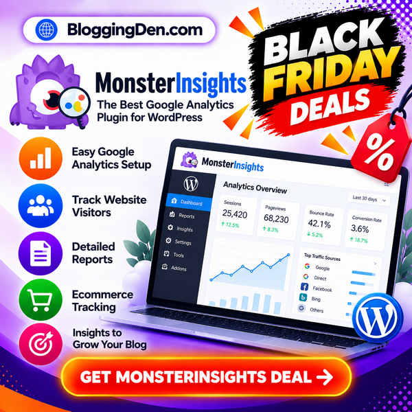 MonsterInsights Black Friday Deals